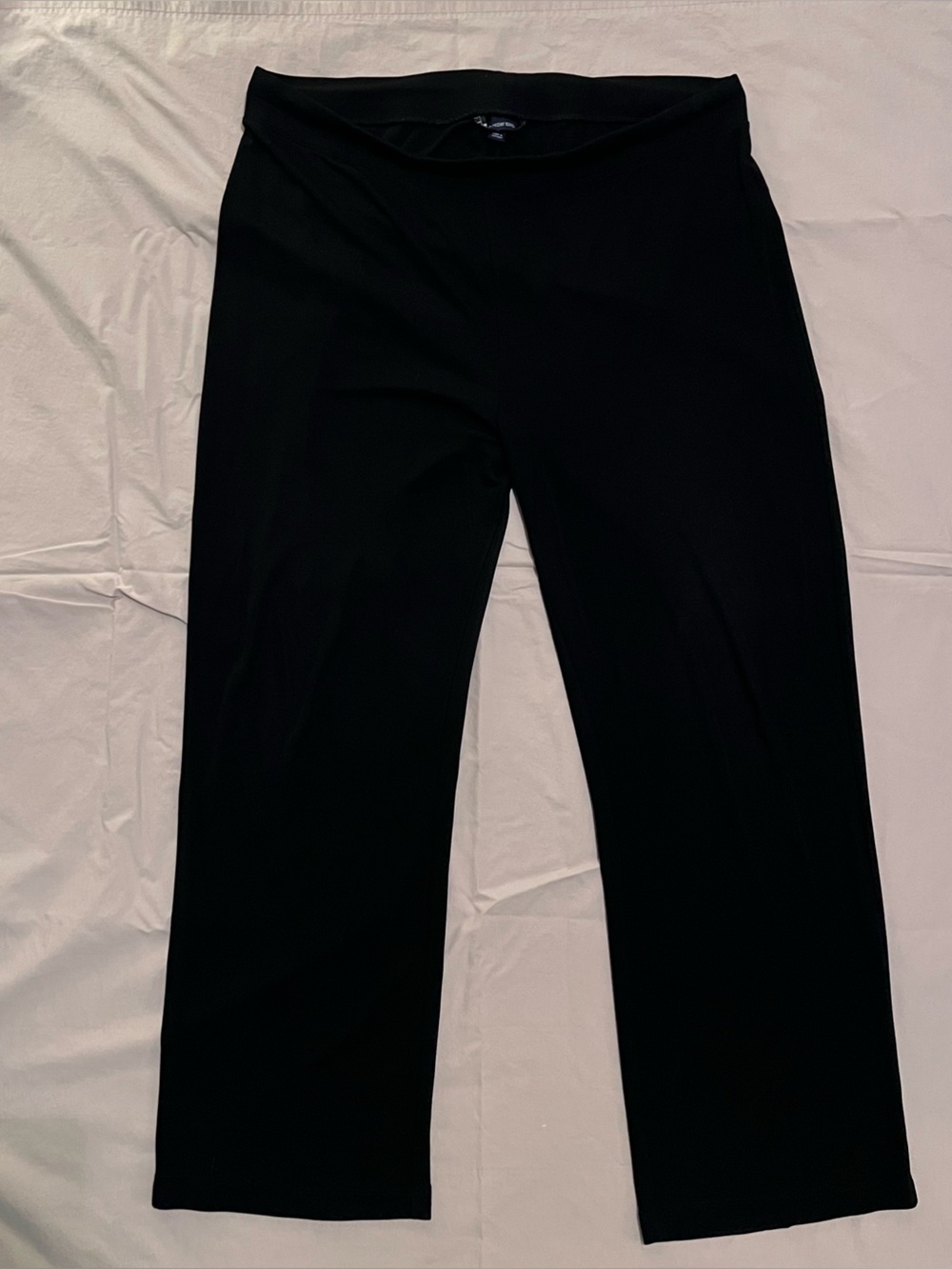 Lands' End Black Wide-Leg Pants